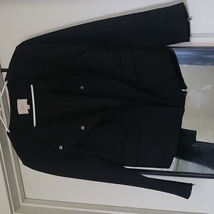 Loft Black Wool Blazer Black Size 8P